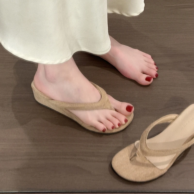 Vintage Summer Fashion Wedges - Vintage Fashion Aesthetic ulasan dan harga