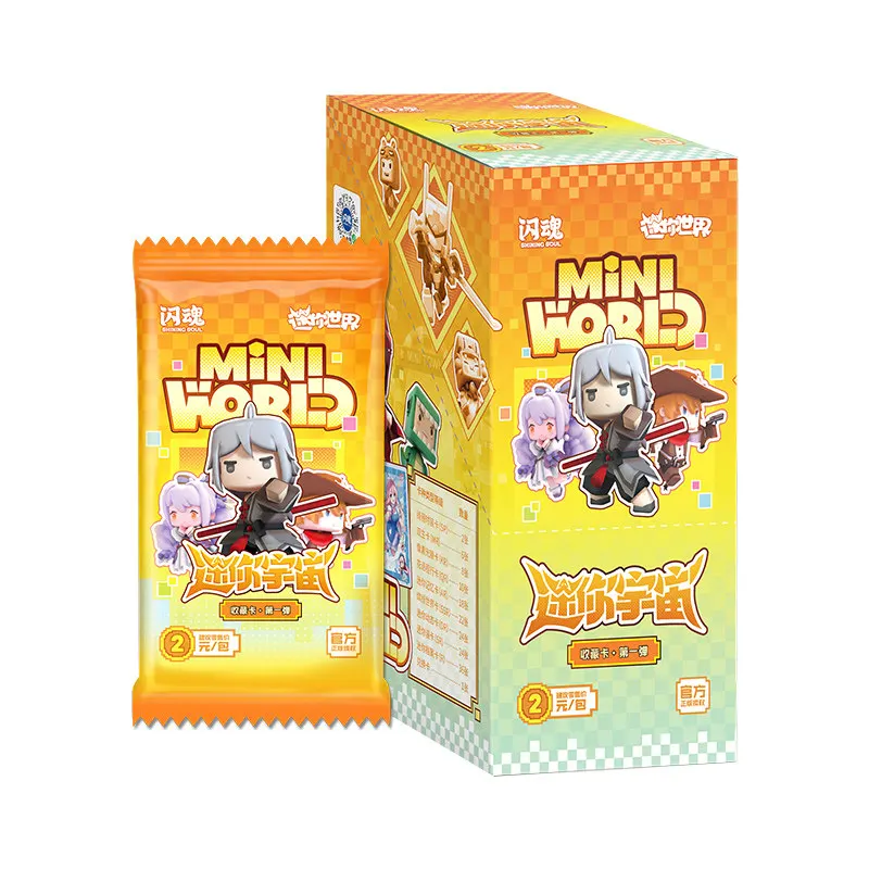 

Коллекционная карточная игра Flash Soul Genuine Mini World - Mini Universe - First Bullet Collection Card (Blind Box) - Игровые аксессуары, праздничные подарки, игрушки
