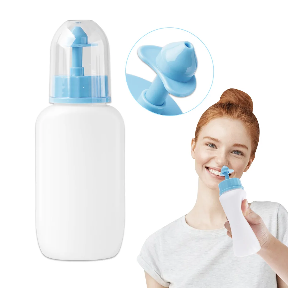 240ml Nasal Irrigator Waterpulse Nasal Wash Cleaner Rinse Bottle Adults Nose Neti Pot Avoid Allergic Rhinitis Sinusitis Dropship