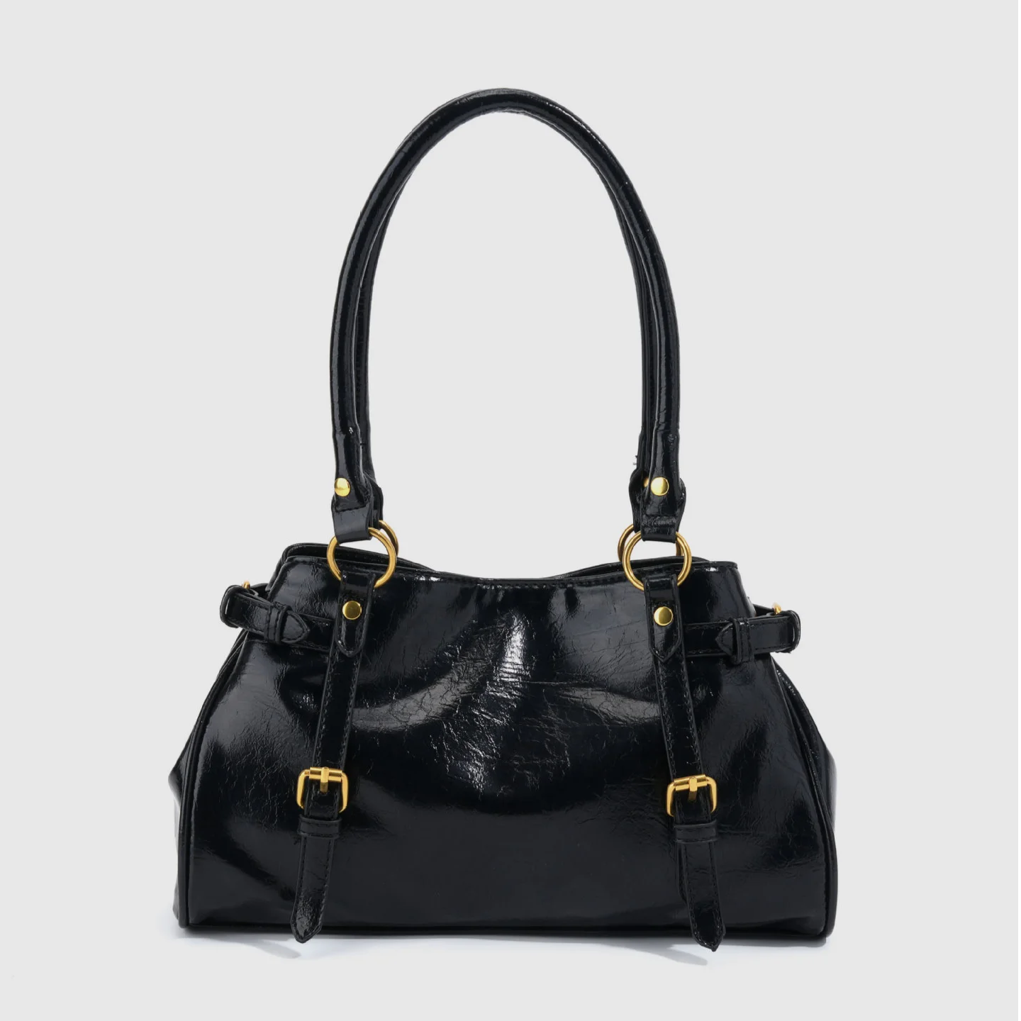 New Motorcycle-style Bag Made Of Soft Leather Fashionable High-quality Women's Shoulder Handbag