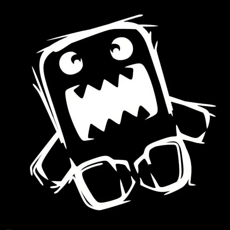 2PC Cute Monster Cartoon Sticker for Laptop, Water Bottle, Phone Case - Fun Decor for Kids & Cartoon Enthusiasts