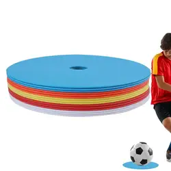 1PC Soccer Training Flat Disc Football Training Marker Plate Exercising Plate Disc For Soccer Multifunctional Training