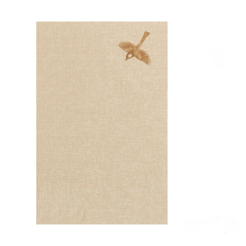 Batik Sackcloth Rice Paper  Antique Calligraphy Notepaper For Works Half-Ripe Retro Style Small Brush Practice Painting Paper