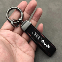 2024 Suede Key Ring Sport Car Keychain Custom Gift With Emblem For Audi A1 A2 A3 A4 A5 A6 A7 A8 Q1 Q2 Q3 Q4 Q5 Q6 Q7 Q8 TT S5 B8