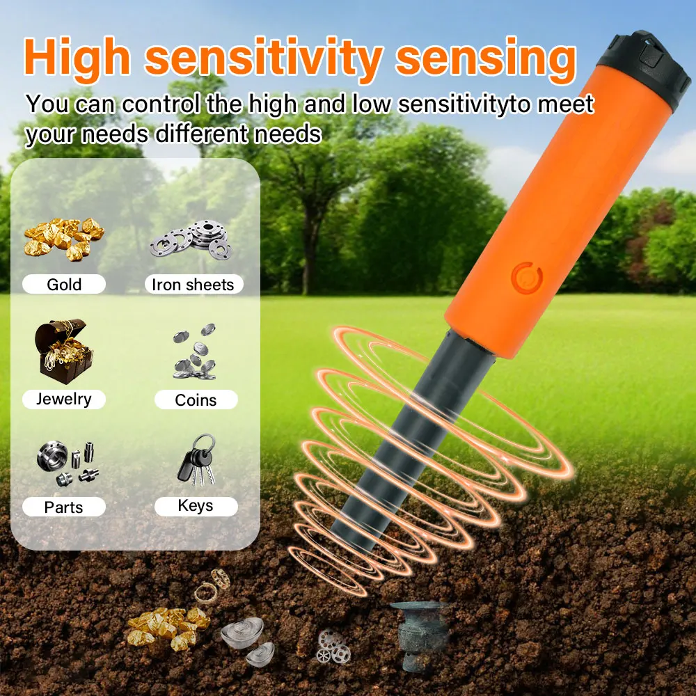 High Quality Handheld TC-118 Metal Detector Positioning Rod Precise location treasure search pointer IP68 waterproof