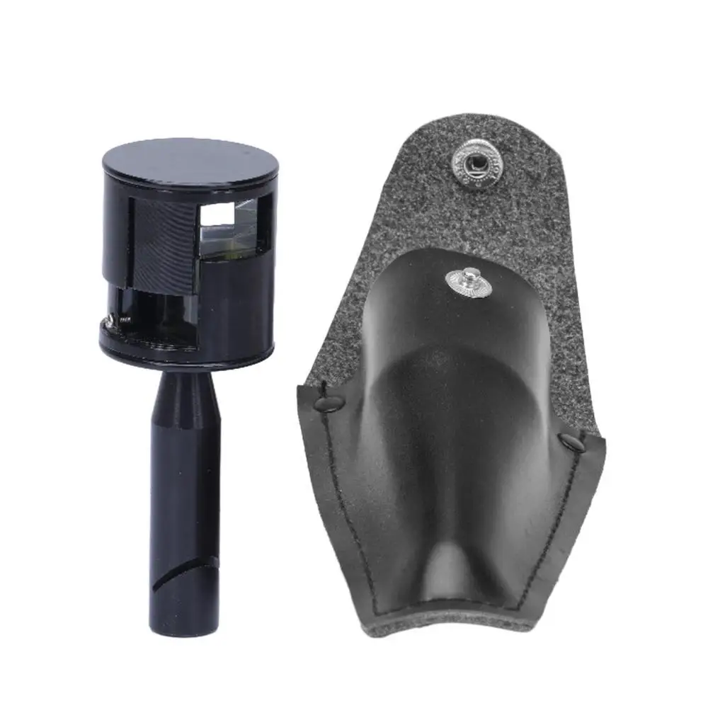 

Prism Surveying Total Station with PU Leather Case Professional Optical Transit Square Cartesian for Outside Woodworking