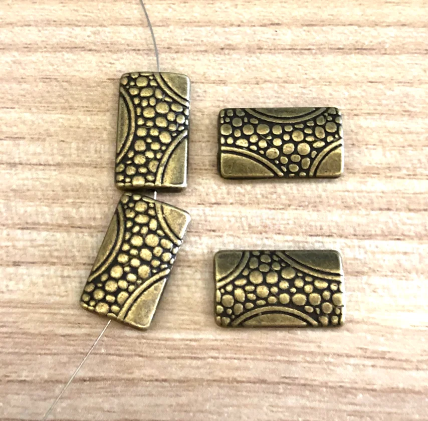 

15pcs 15x9mm carving spacer bead for handmade findings Zinc alloy metal HW2515