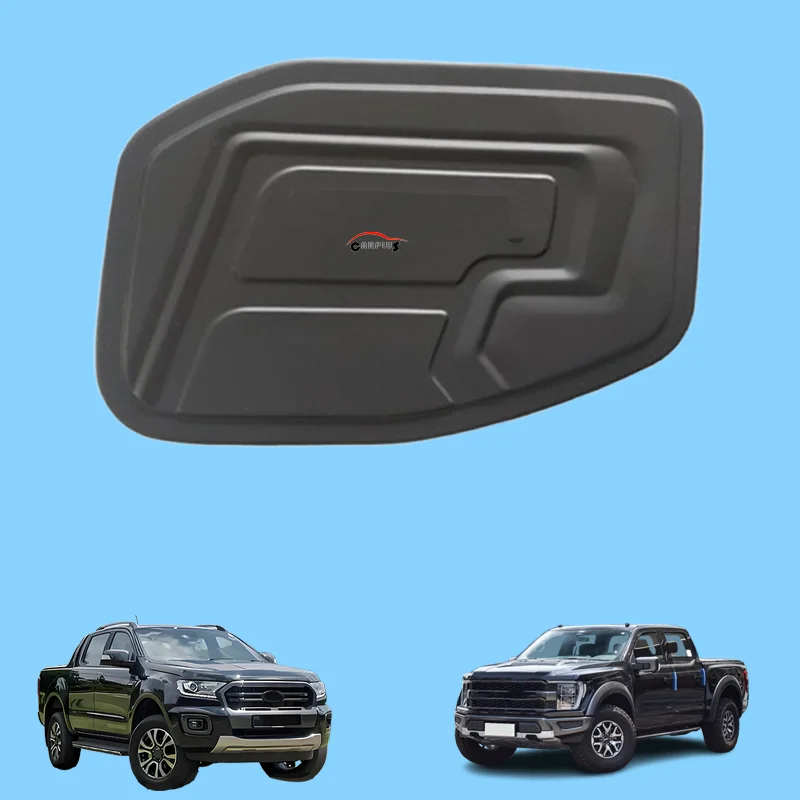 

Black Abs Fuel Tank Cover for Ford Ranger & Raptor 2012-2019 Exterior Body Kits Door Handle Bowl Cover Garnish Kit