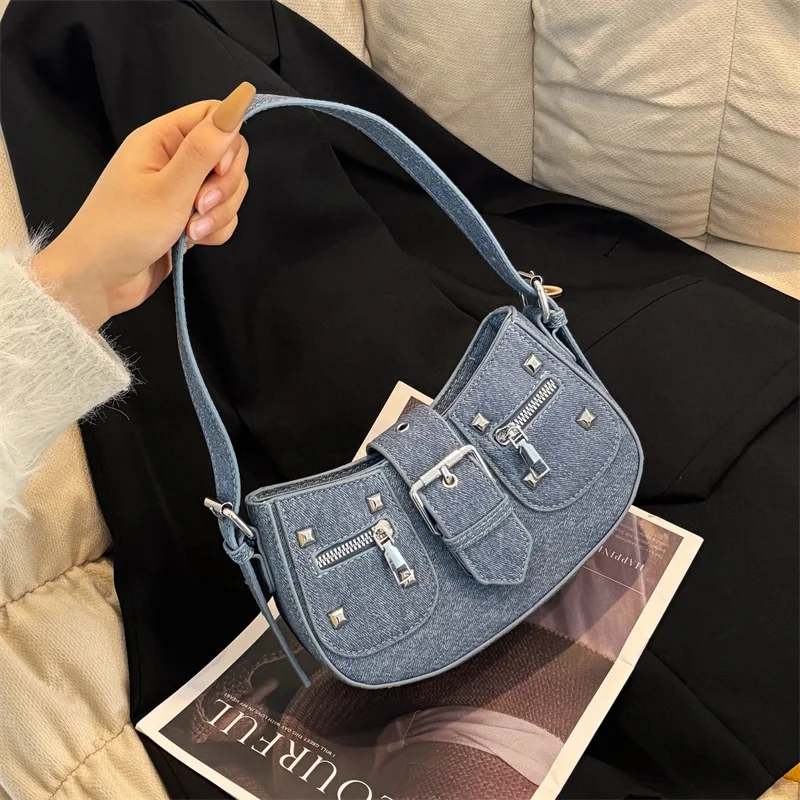 

Elegant Women's Leather Shoulder Bag Designer Crossbody Handbag Luxury Ladies Tote Classic Messenger