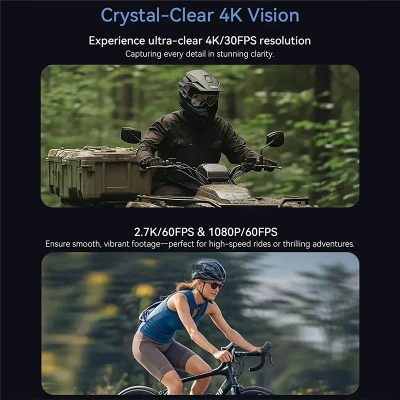 ABMF-для Runcam, шлем, камера, 4K, маска для лица, рекордер IMX415, 1920*1080, 60 кадров в секунду, встроенная Wi-Fi камера, поддержка Android Ios