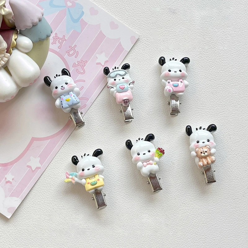 Kawaii Anime Pochacco Haarclip Schattige Cartoon Haarspeld Side Bang Clips Haarspeldjes Voor Meisjes Mooie Haar Accessoires Geschenken