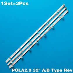 1/5/10 kit LED Strip For 32LN5500 32LN540FD 32LN540 32LN550 32LN550FD 32LN5707 32LB536B 32LN541B AGF78399401 POLA2.0 32