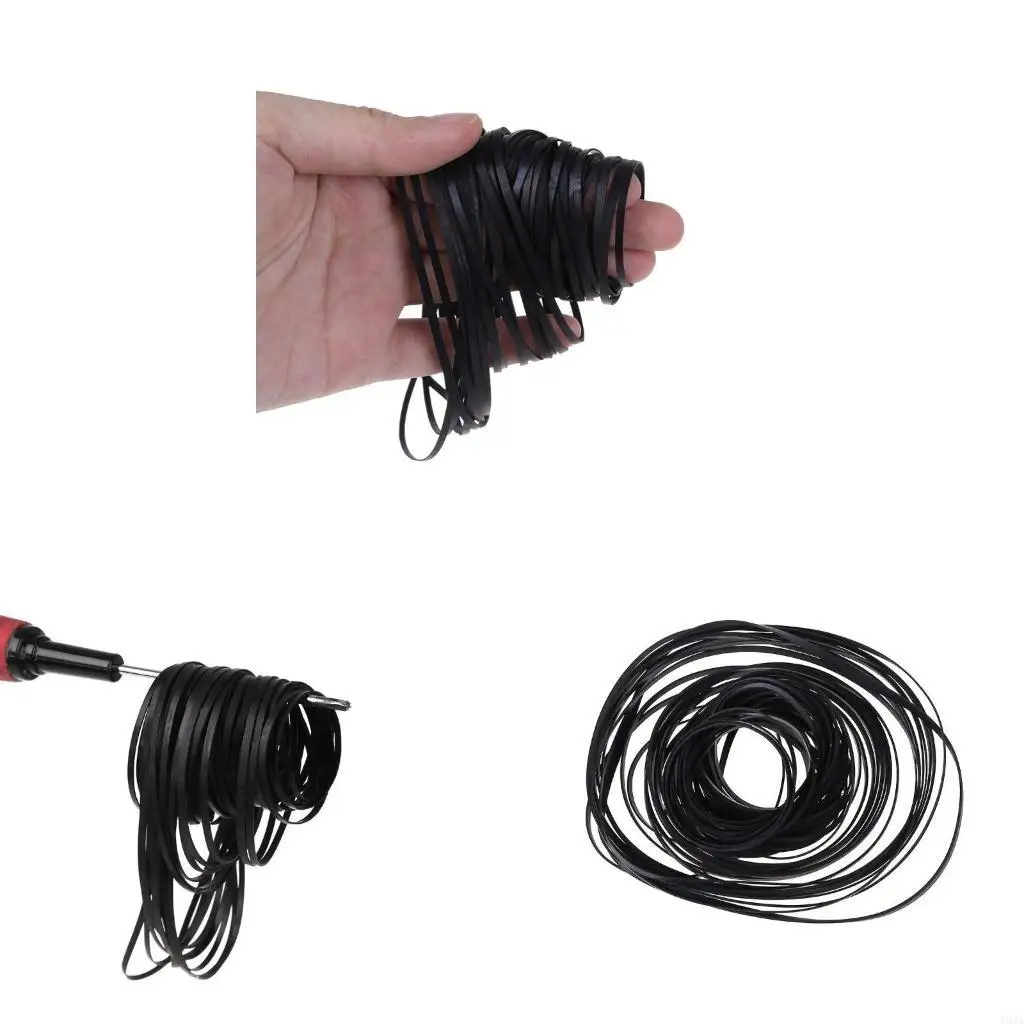 193A 110-145mm Mix Cassette Tape Machine Belt for Recorders  DVD Drive 50pcs