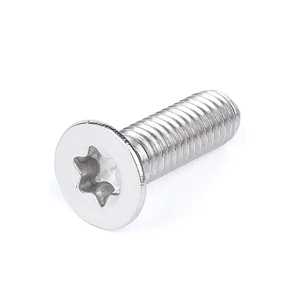 10-50pcs GB2673 A4 M3 M4 M5 M6 M8 316 Stainless Steel Six Lobe Torx Flat Countersunk Head Screw Bolt Length 6-30mm