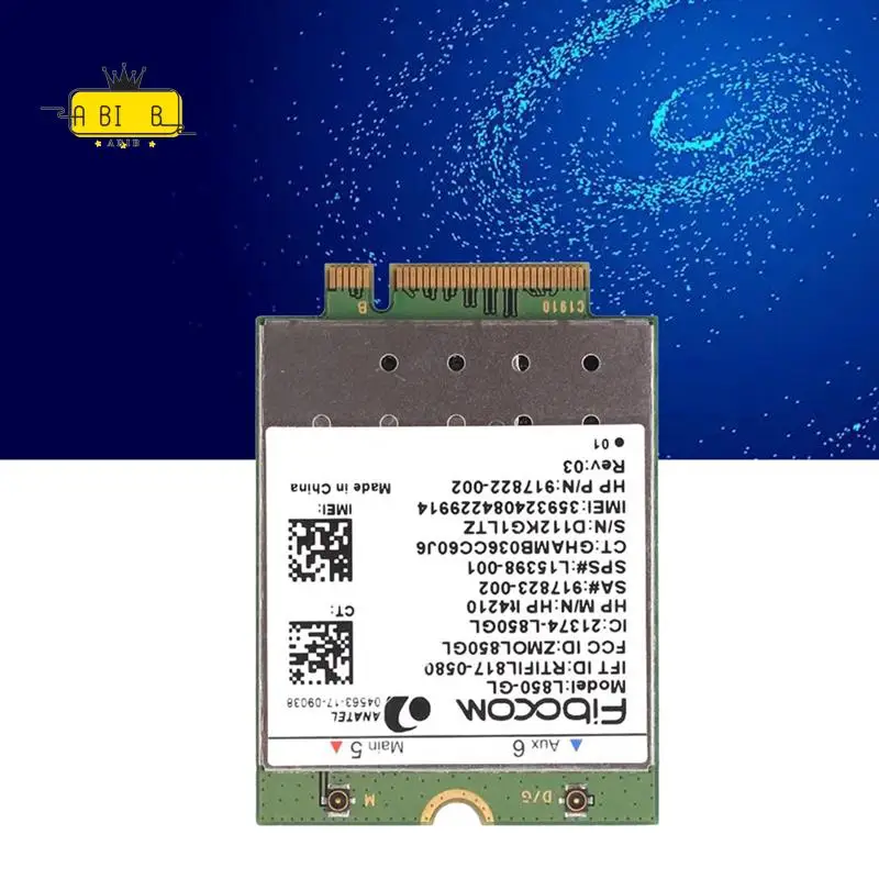 

ABIB -Fibocom For HP 830 840 735 745 1040 4G Module L850-GL LT4210 XMM7360 Multifunction Convenience Module