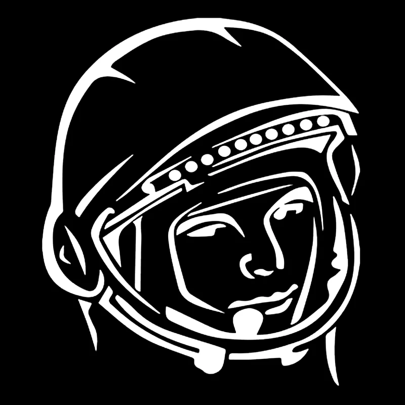 ملصقات السيارات شخصية رائد الفضاء رئيس نمط دراجة نارية PVC اكسسوارات الشارات اكسسوارات السيارات منتجات الملصقات #2