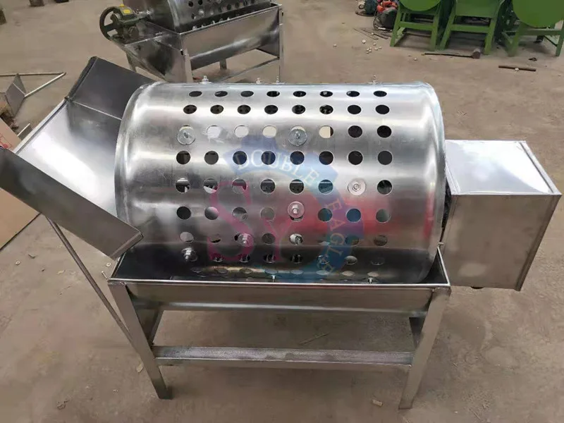 أسعار الجملة 50 كجم/وقت منزلي من الفولاذ المقاوم للصدأ طبل صغير نوع غسالة البطاطس الحلوة/معدات الطين التنظيف الفجل