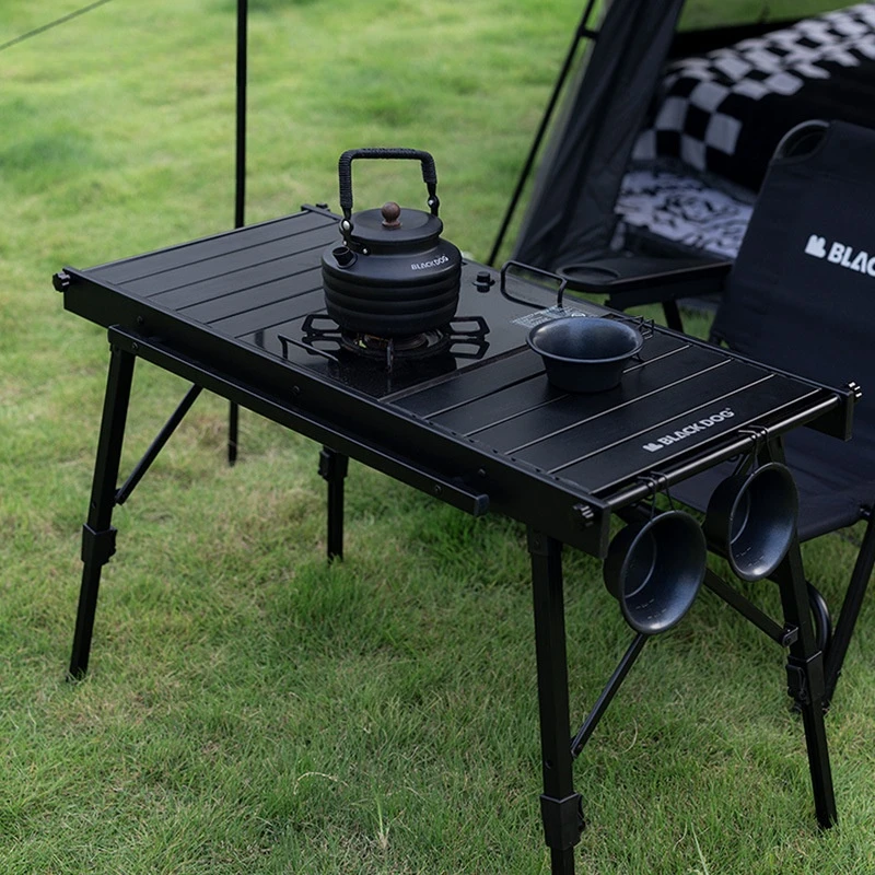 

Outdoor IGT Combination Table Portable Multifunctional Aluminum Alloy Tactical Table Folding Camping Cooking Table New