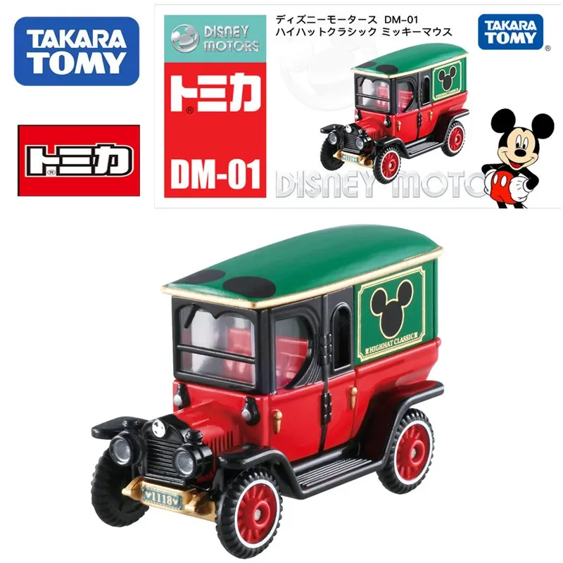 Takara Tomy Tomica 프리미엄 디즈니 미키 클래식 자동차 장식품, 미니 다이 캐스트 합금 자동차 모델, 어린이 장난감, 크리스마스 생일 선물