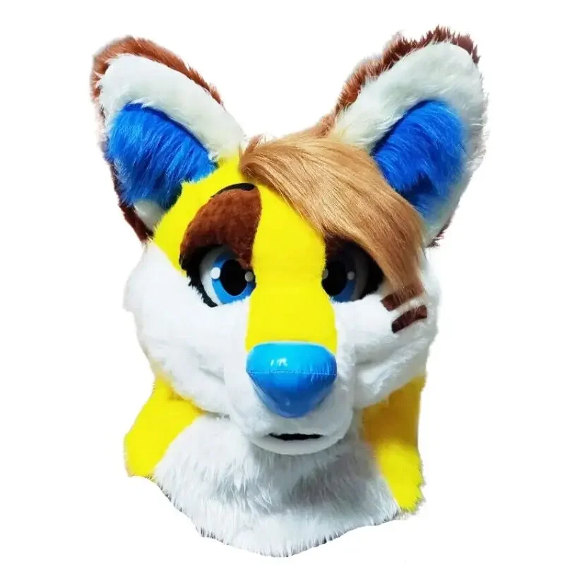 Mascot Accessories Husky Head Cosplay Prop