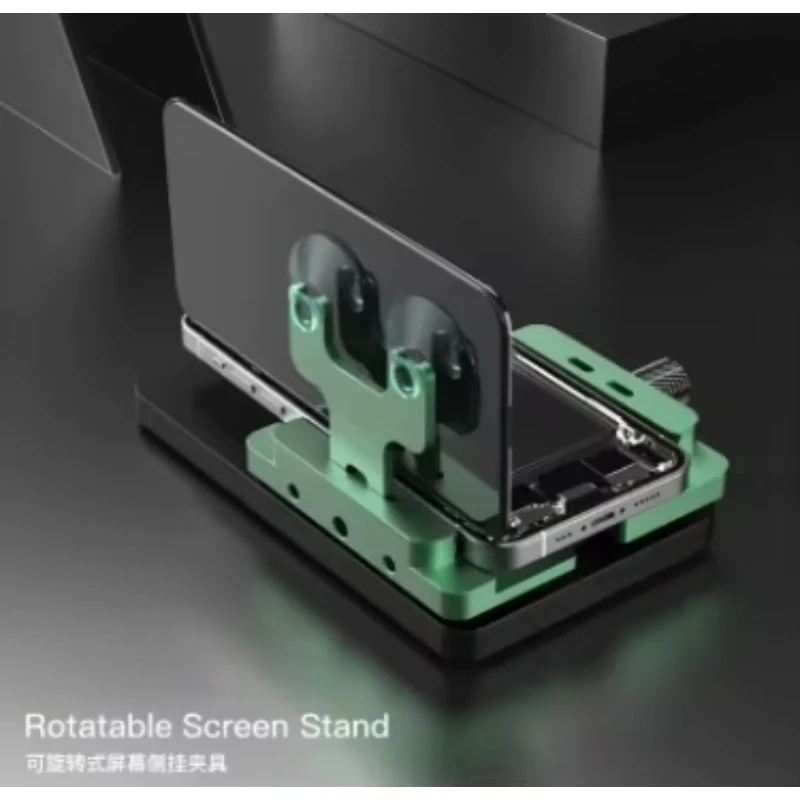 Multifunctional Rotatable Screen HolderFixture BH06 Touch Screen Side Hanging Clip Back Cover Opening Mobile Phone RepairFixture