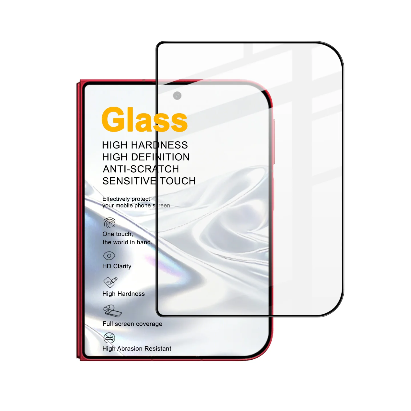 Tempered Glass for Xiaomi 18 Fold 5G Screen Protector Film IMAK Pro+ Support Fingerprint