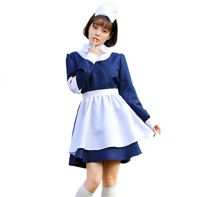 رائعتين ممرضة لعب الأدوار زي الهالوين الطفل الوالدين مطابقة orm ليتل خادمة تأثيري الزي الملابس النسائية