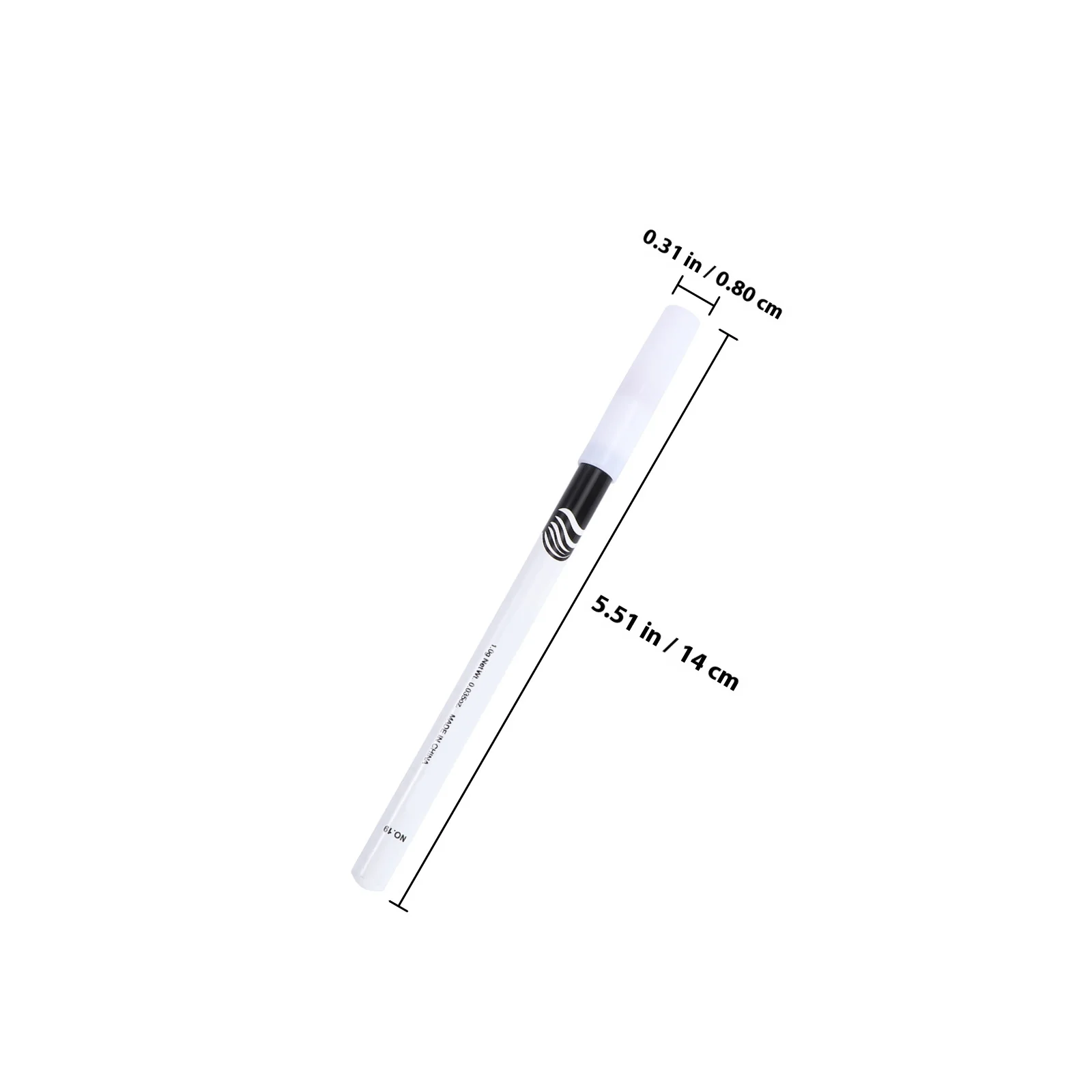 Lápiz Delineador de ojos blanco, punta fina, resistente al agua, lápiz de maquillaje de larga duración para resaltador, sombra de ojos, delineador, maquillaje de ojos de precisión, 12 Uds.