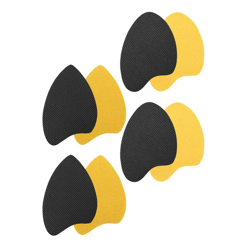 

4 Pairs Anti slip Stickers Soles Heel Protectors Non slip Adhesive High heel Pads Mute Shoes Accessories Sole Protection Rubber