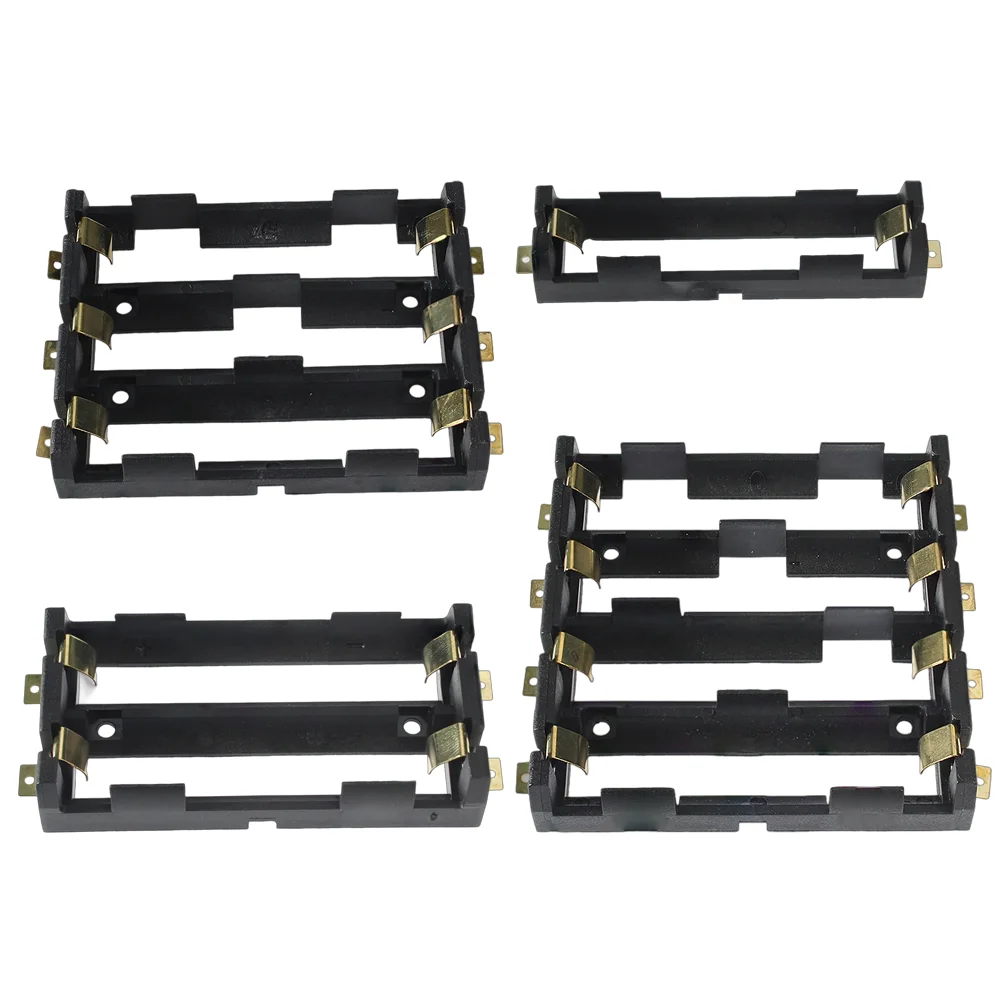 1x 2x 3x 4x 18650 SMD Battery Box Storage SMT Battery Holder Storage Case Container Power Bank with Bronze Pins Rechargeable