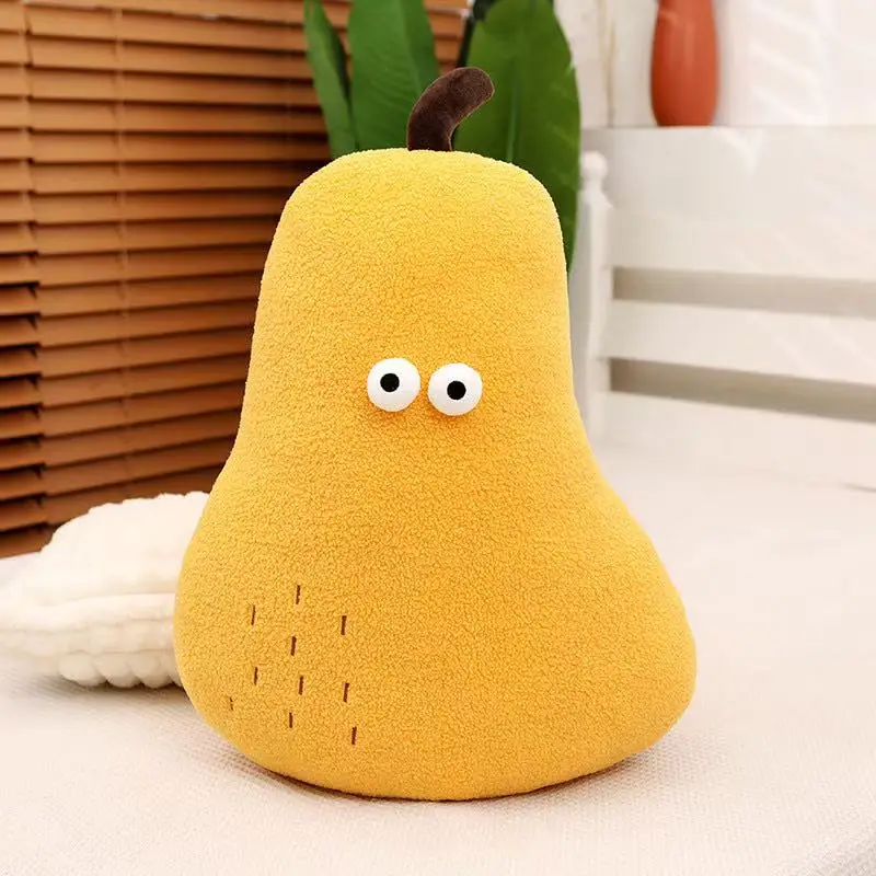 65cm symulowana gruszka lalka pluszowa zabawka ręcznie robiona lalka kreskówka Anime urocza poduszka poduszka dekoracja wnętrz prezent urodzinowy dla dzieci lalka