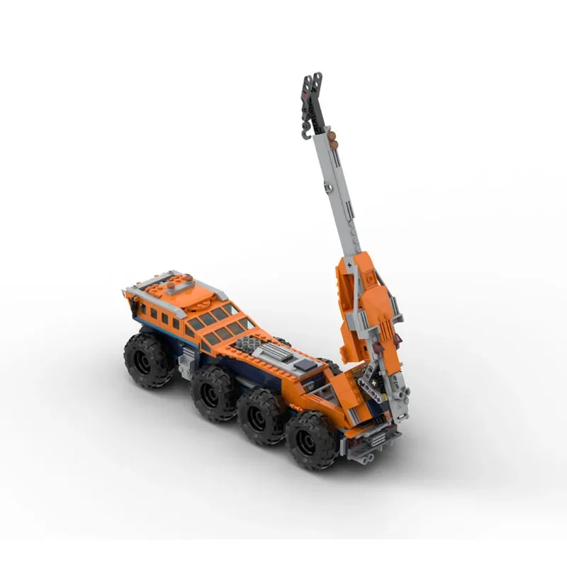 

MOC-28942 New Classic Heavy Mobile Crane Building Block Model, 516 Parts, Boys' and Children's Birthday and Christmas Toy Gift