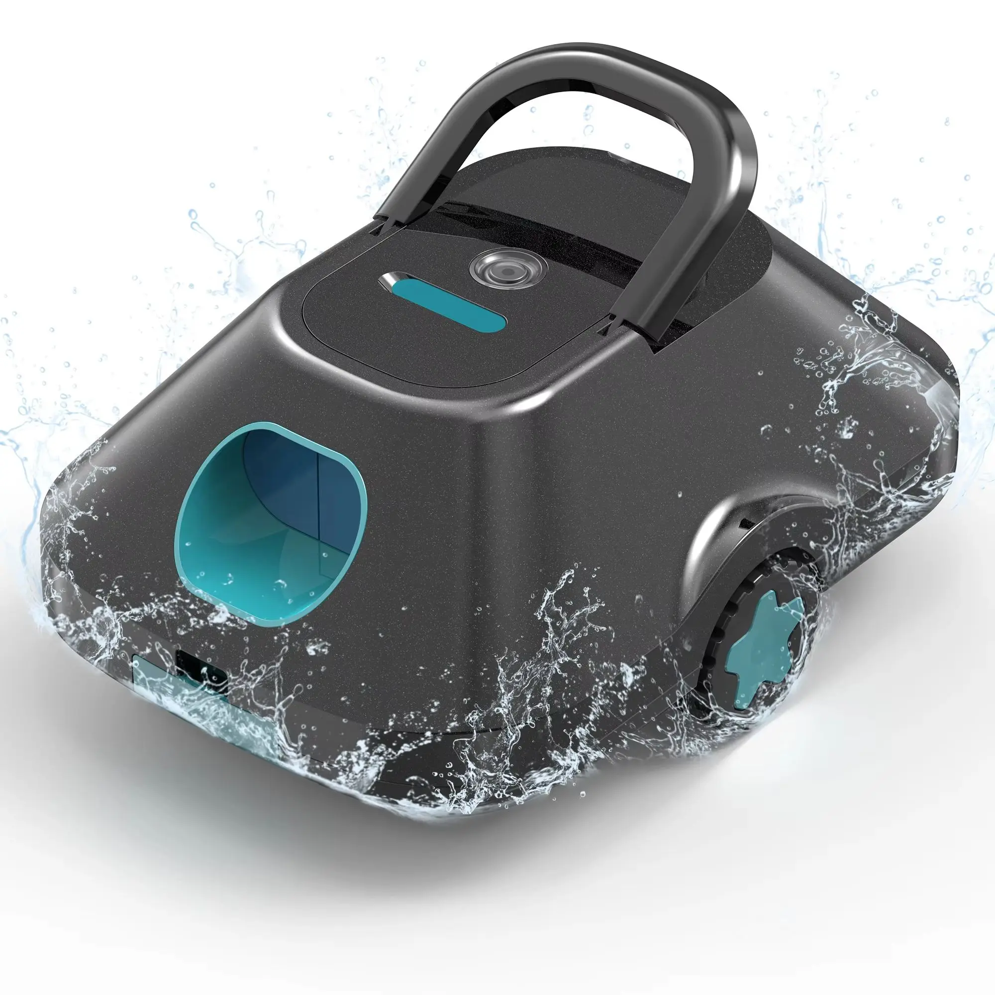 Vastorm Kabelloser Roboter-Poolreiniger Automatischer Poolstaubsauger 210 Minuten Laufzeit Selbstparkend 180 μm Filter für Poolbodenreinigung