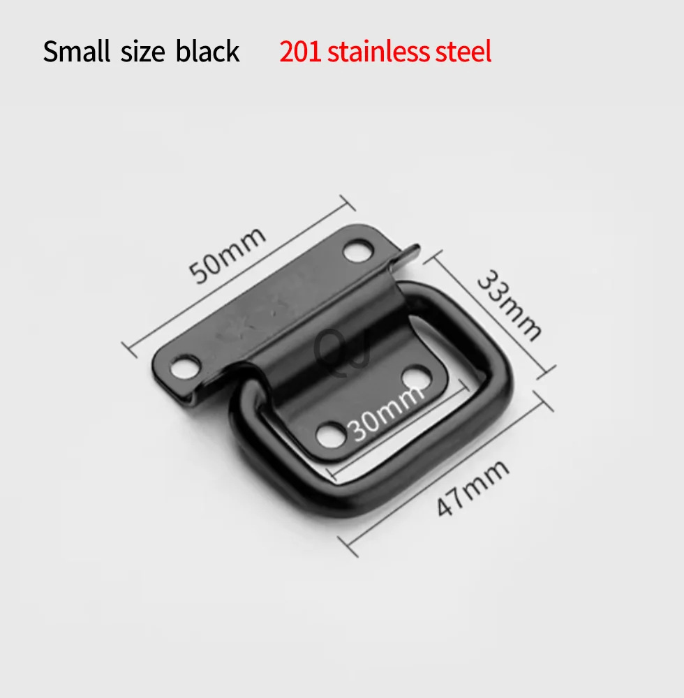 Stainless steel folding modern minimalist handle toolbox, spring invisible handle, hidden minimalist