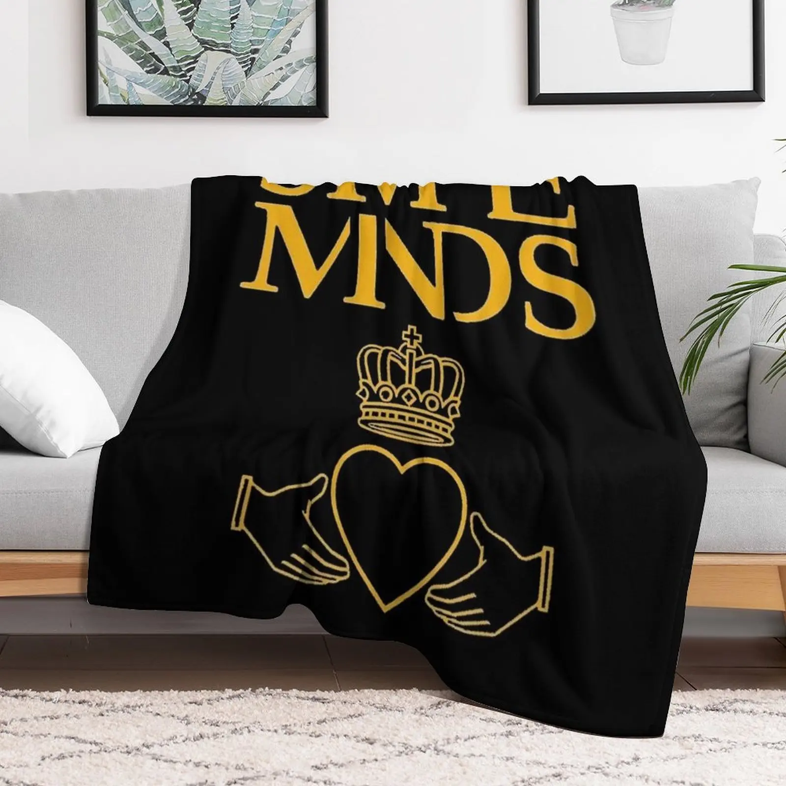 Simple Minds Logo Tri-blend Throw Blanket