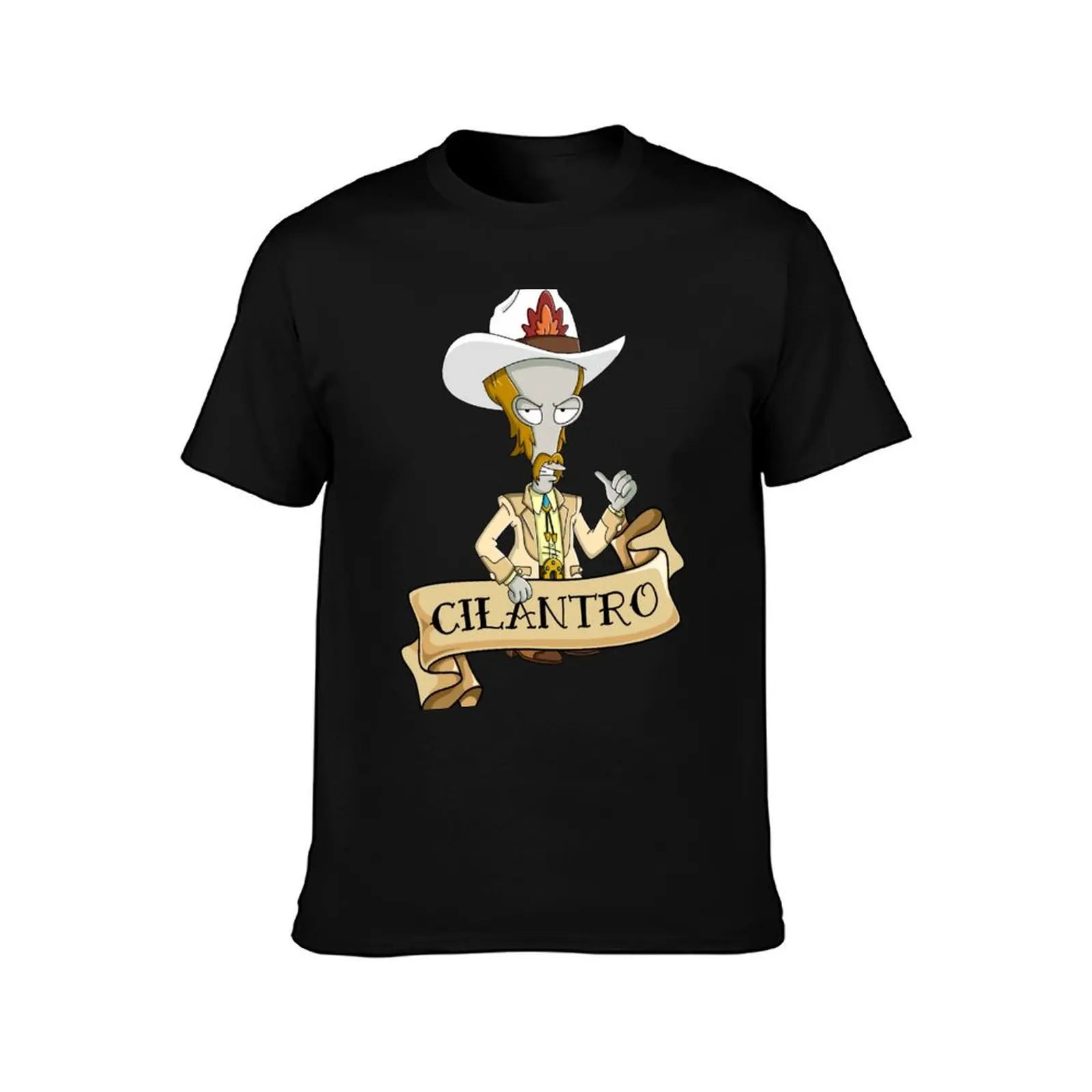 Roy Rogers McFreely - Cilantro T-Shirt Summer Casual Cotton Tee Oversized Streetwear Tops Vintage Graphic Print 100% Cotton