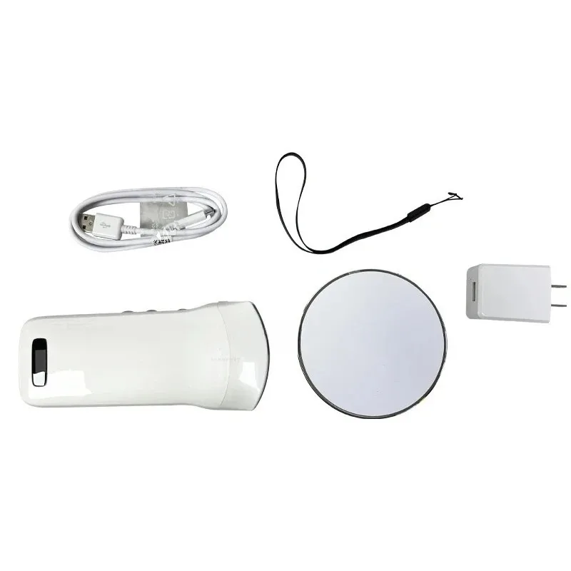 Wireless Black White Ultrasonic Detection Probe Convex Detection Transducer Student Training Testing Equipment
