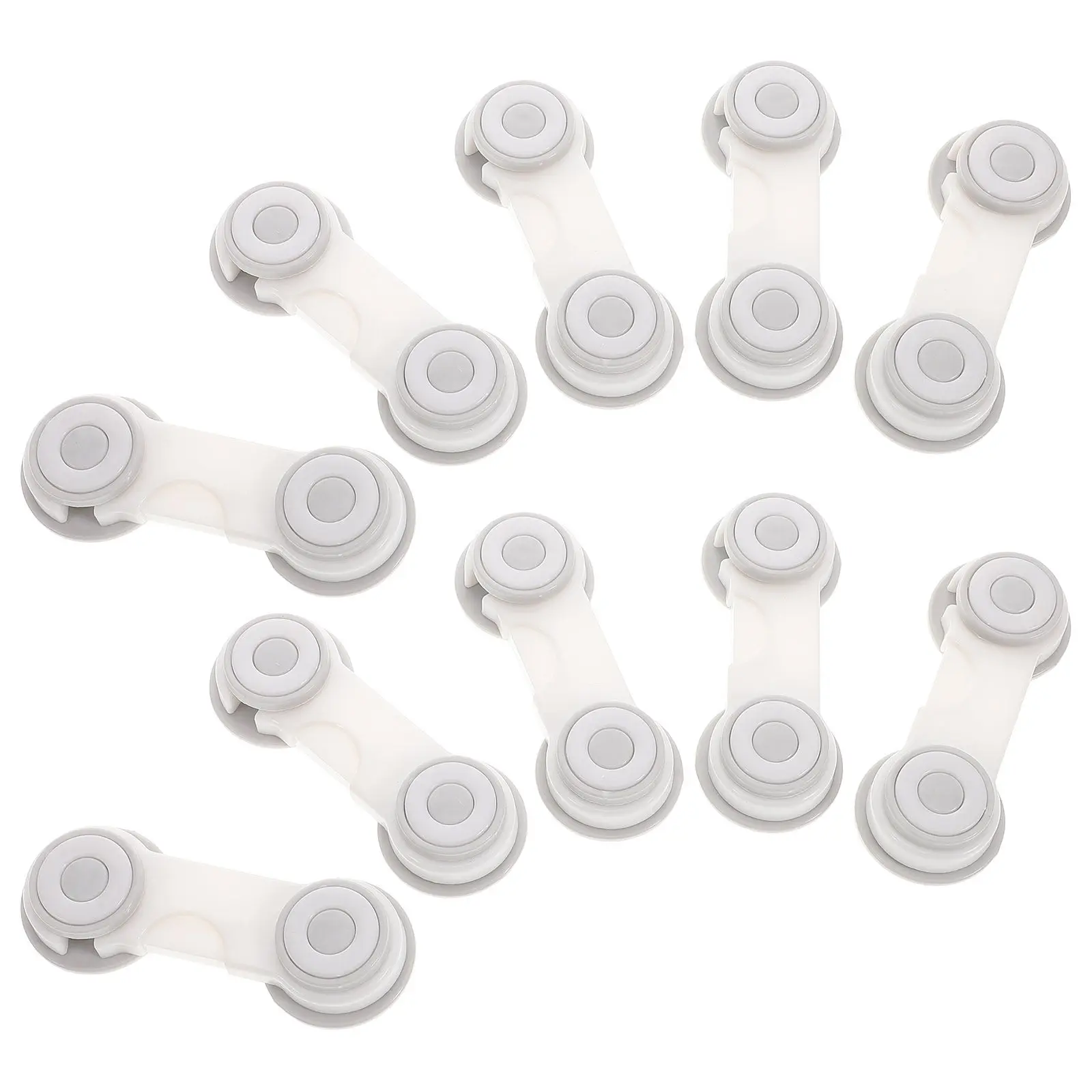 

10 Pcs Baby Proof Drawer Pinch Gaurds Cabinet Child Lock Proofing Locks Fridge Safety for Cabinets Finger Guards Kit Door