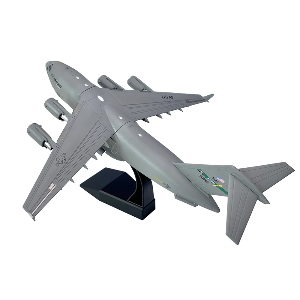 1:200 1/200 Scale US C-17 C17 Globemaster III Strategy Transport Aircraft Diecast Metal Airplane Plane Model Children Toy