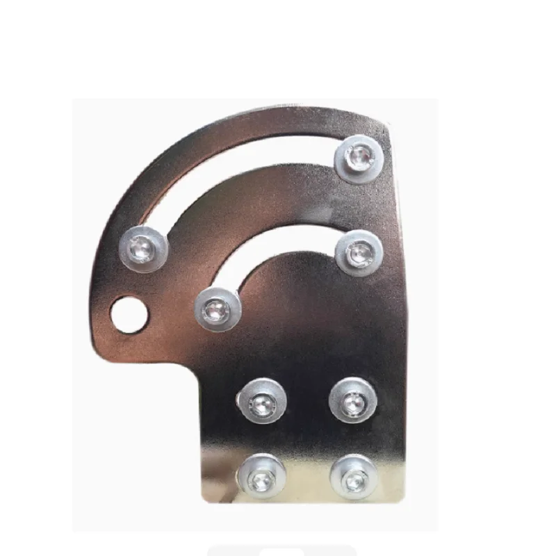 2PCS Aluminum profile 4080 assembly line conveyor belt platform slope straight plate conveyor belt hardware fan shaped connector