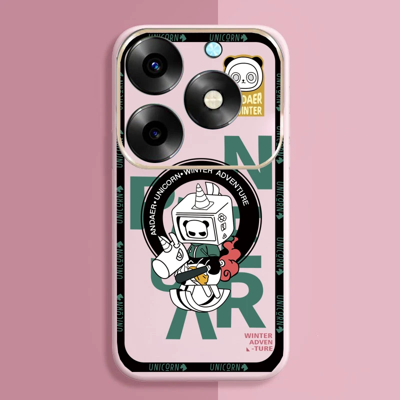 ل itel S23 Plus A50 A60s A70 مكافحة سقوط الغبار ماتي شل الغطاء الواقي نمط رقم 43 #1