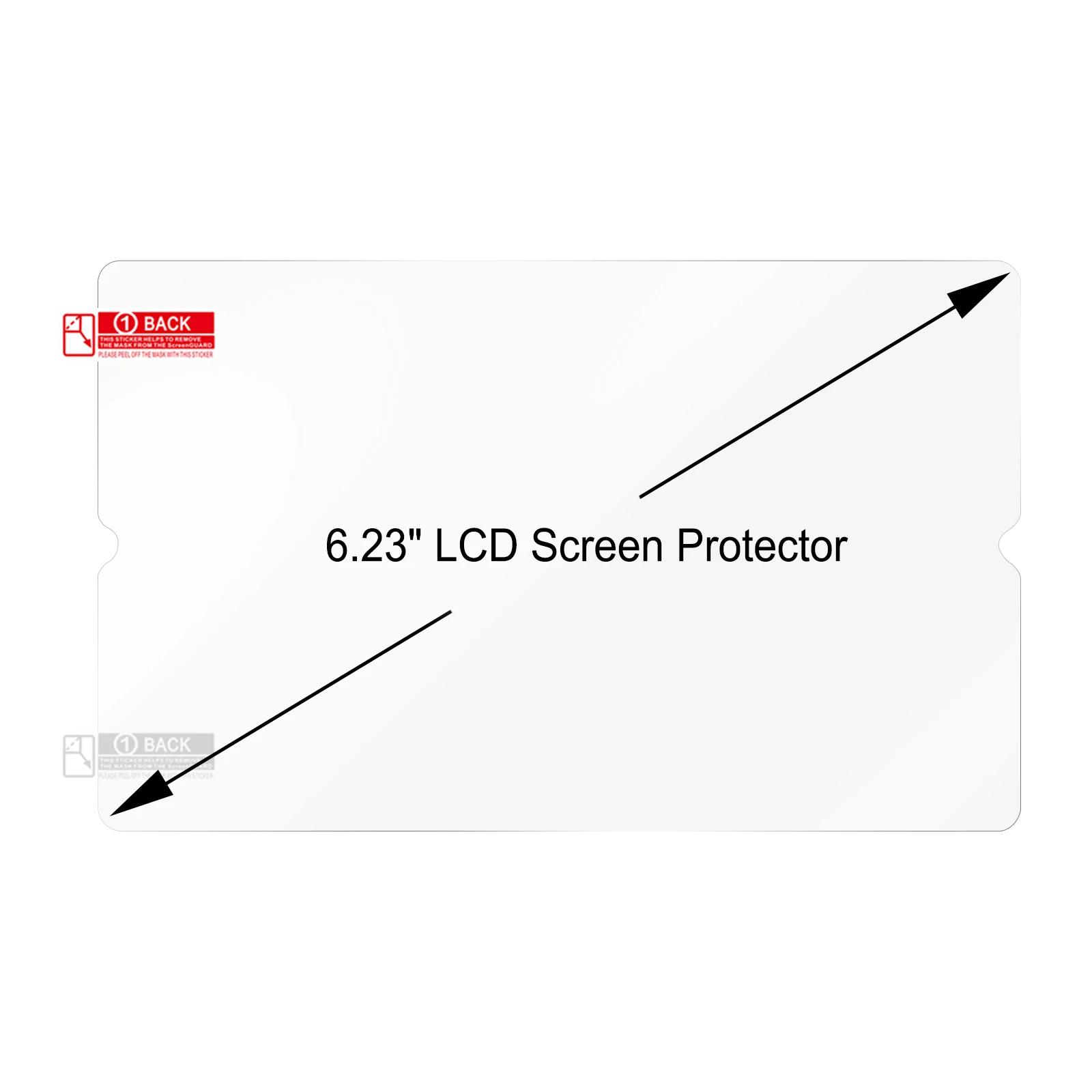 HIKUDIY 5PCS 6.23′′ Película protectora de pantalla LCD Películas protectoras de alta transmitancia de luz para Phrozen Sonic Mini 4K