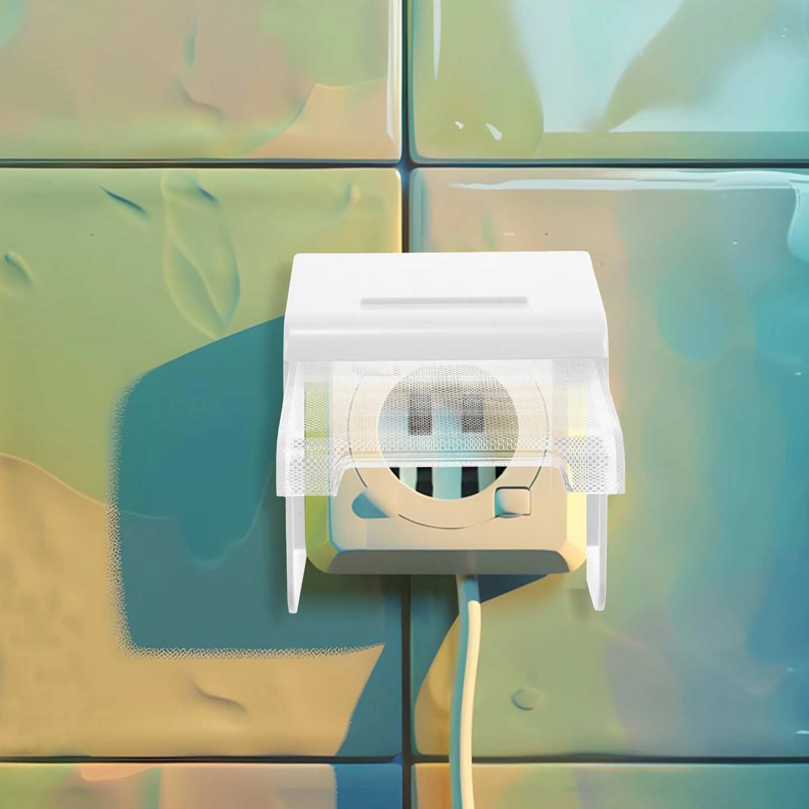 

Smart Toilet Plug Waterproof Outlet Cover Charging Pile Box Socket Guard Black Plastic Housing Wall Switch Panel Outdoor