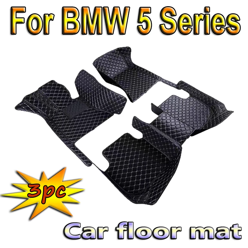 

Custom Car Floor Mat for BMW 5 Series E61 Touring F11 G31 F07 Gran Turismo Year Interior Details Accessories Carpet