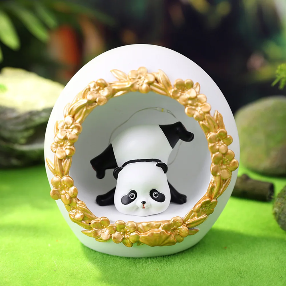 

Adorable Panda Cartoon Light Ornament Small Night Lamp For Bedroom Home Operated Bedside Creative Panda Star Lamp