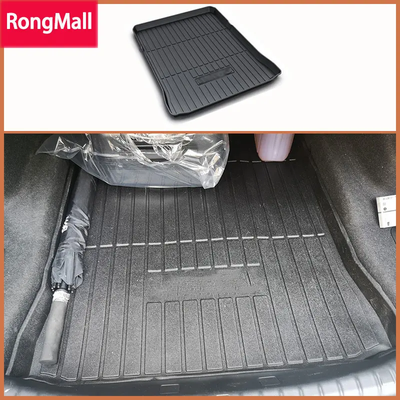 Trunk Mat for BMW 5 Series F10 F11 G30 G31 G38 06-16 17-19 2020 Black Waterproof durable Cargo Floor Mat Car Accessories