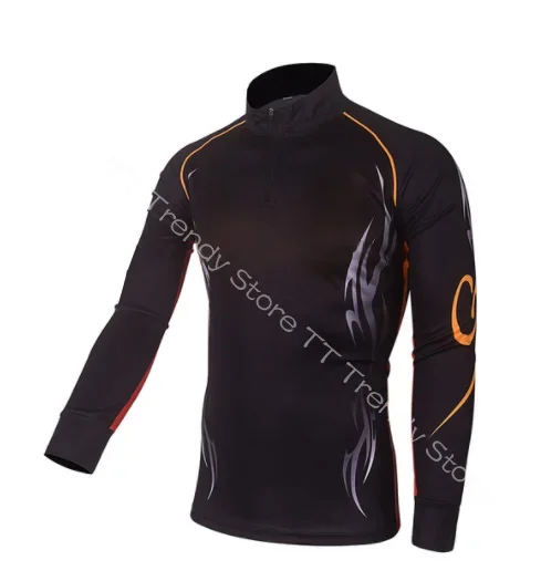 

2023 New Style Long Sleeve Fishing Wear Male Outdoor Sports Shirts Clothing Anti UV Breathable Cycling Hunting Hiking Clothes