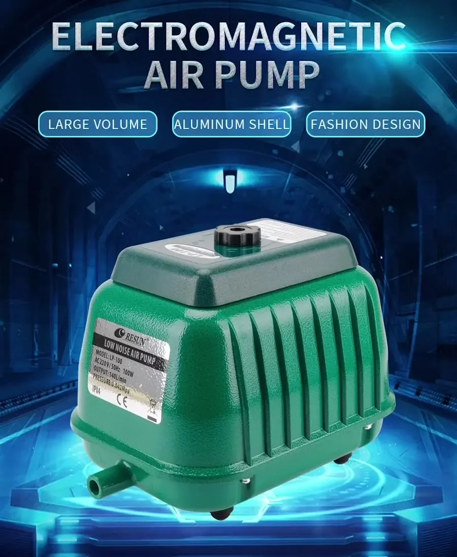 FOR Resun LP 200 elertomagnetic pump low noise air pump oxygenation pump for fish farming