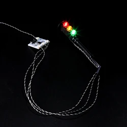 BriksMax Led Light Accessories for DIY Fans Traffic Light Set with Control Board Compatible With Building Block Model