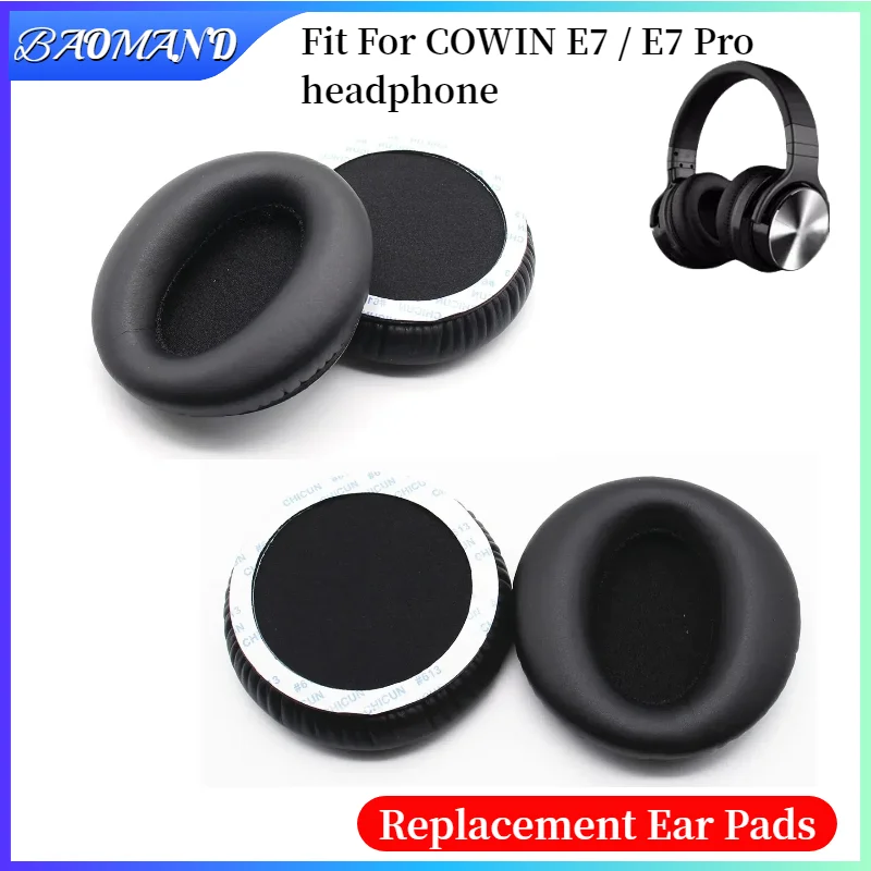 

Replacement Ear Pads Cushions for COWIN E7 / E7 Pro Headphone Soft Memory Foam Pads Earpads